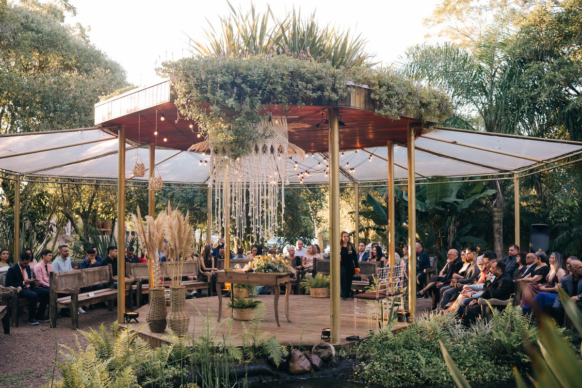 Cerimônia ao ar livre